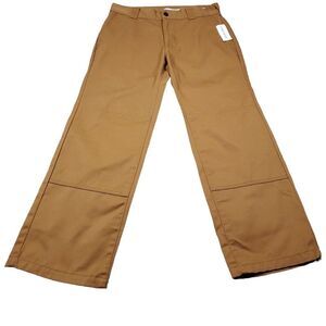 READ PacSun Straight Leg Double Knee Pants Men's 30 x 30 Tan Brown Stretch